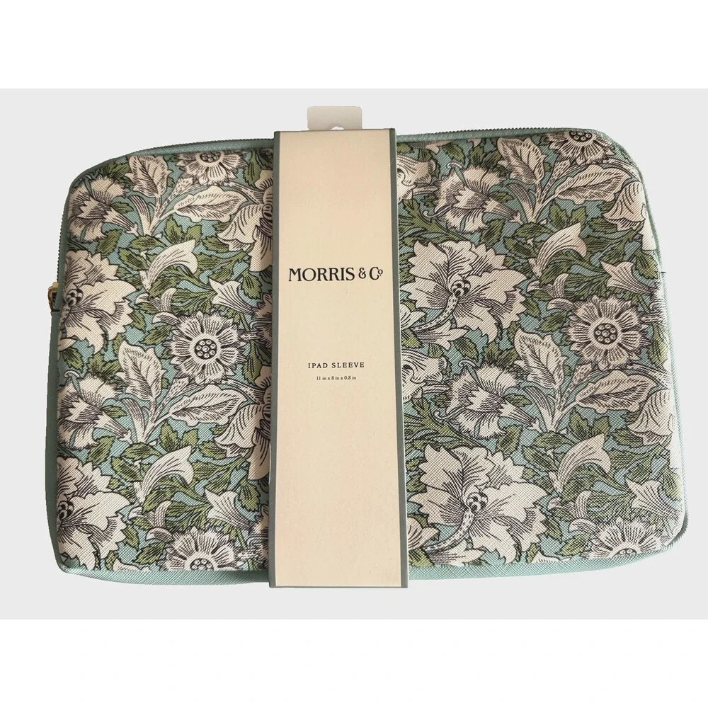 William Morris & Co POPPY Tablet iPad Sleeve Case Fits 8-11